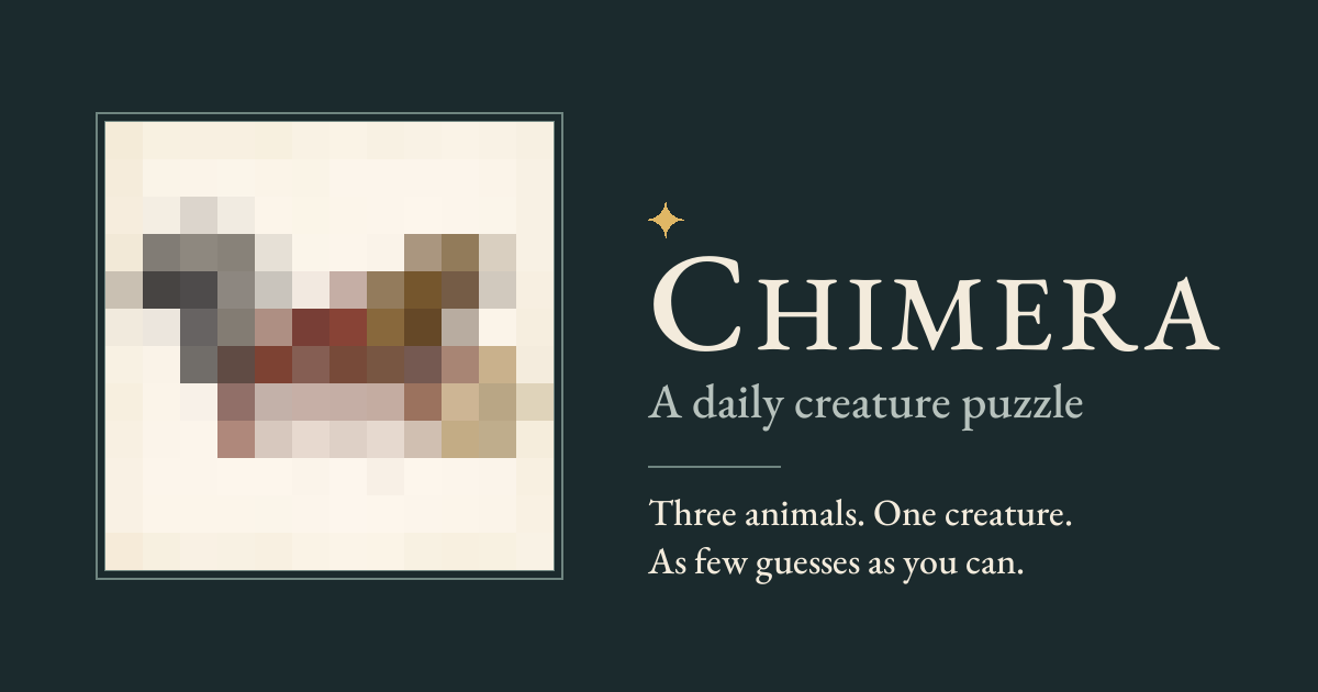 Chimera: Daily Animal Guessing Game